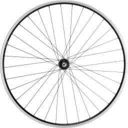 Roată spate bicicletă polivalentă 28"/ Perete Dublu/ V-brake/ Filet Negru