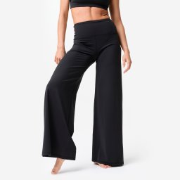 Pantalon larg BREATHE Negru Damă