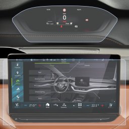 Skoda Enyaq 2023+ Set Folii de Protectie Ceasuri si Navigatie 13"inch - HD-Premium FoliaTa
