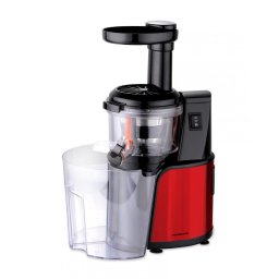 RESIGILAT – Storcator cu melc Heinner HSJ-600RD, Putere 150W, 80RPM, Functie reverse, Rosu