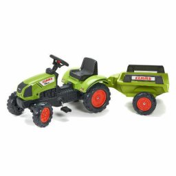 Tractor claas cu pedale si remorca