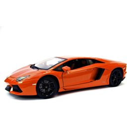 Macheta bburago 1/32 lamborghini aventador coupe protocaliu metalic bb43000-43062