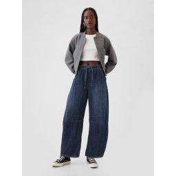 Blugi GAP pentru femei cu talie medie Easy Horseshoe