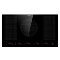 Klarstein Masterzone 90 Flex, plită cu inducție, max. 12 600 W, încorporat, 5 zone Flex, tehnologie ThermoBoost, Smart Flex (CP14-Mstrzone-90F-BK)