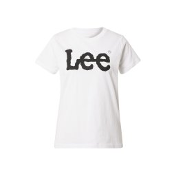 Lee Tricou 'LOGO TEE' negru / alb