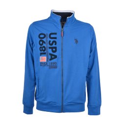 U.S. POLO ASSN. Hanorac albastru regal / negru