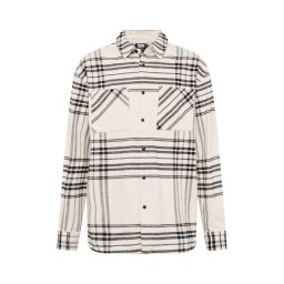 Urban Classics Cămașă bej / negru
