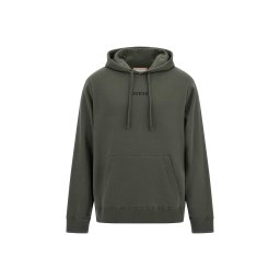 GUESS Bluză de molton 'Roy' kaki / negru