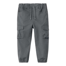 NAME IT Pantaloni 'NMMBen' gri grafit