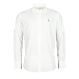 U.S. POLO ASSN. Cămașă negru / alb