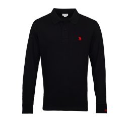 U.S. POLO ASSN. Tricou roșu / negru