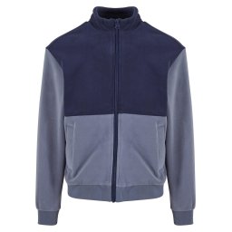 Urban Classics Jachetă fleece bleumarin / albastru fumuriu