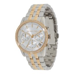 MICHAEL Michael Kors Ceas analogic 'RITZ' auriu / argintiu