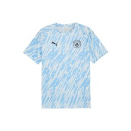 PUMA Tricot 'Manchester City Warm Up' albastru deschis / negru / alb
