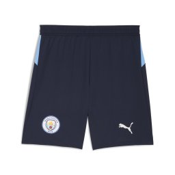 PUMA Pantaloni sport 'Manchester City 25/26' albastru marin / albastru deschis / alb