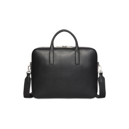 Calvin Klein Geantă laptop 'Metal Logo' negru