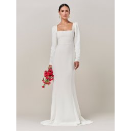 BWLDR Rochie 'AMARIA GOWN' alb
