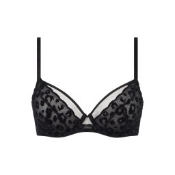 Chantelle Sutien gri metalic / negru