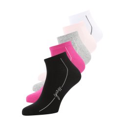 GUESS Șosete gri amestecat / roz / negru / alb