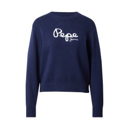 Pepe Jeans Pulover bleumarin / alb