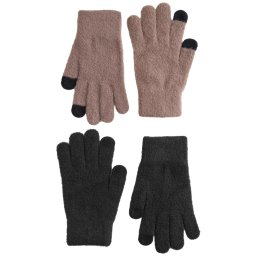 Next Mănuşi cu degete gri taupe / negru
