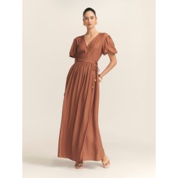 St MRLO Rochie 'Remi' maro ruginiu