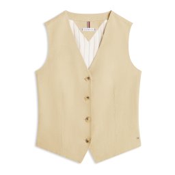 TOMMY HILFIGER Vestă de costum 'ESS' bej
