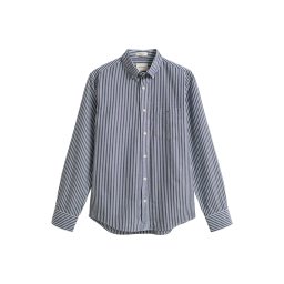 GANT Cămașă 'Classic' bleumarin / alb murdar