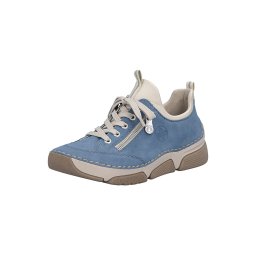 Rieker Sneaker low alb kitt / azur