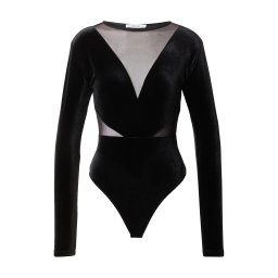 ABOUT YOU Bluză body 'Joaline' negru