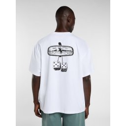 DICKIES Tricou 'Polk' negru / alb