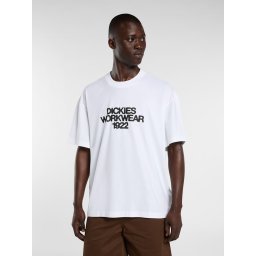 DICKIES Tricou 'Torrey' negru / alb