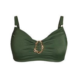 Swim by Zizzi Sutien costum de baie 'Sbliss' verde închis
