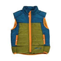 TROLLKIDS Vestă 'Hardanger' albastru închis / oliv / portocaliu