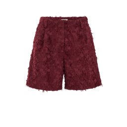 WE Fashion Pantaloni roșu bordeaux