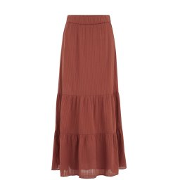 WE Fashion Fustă maro / maro ruginiu