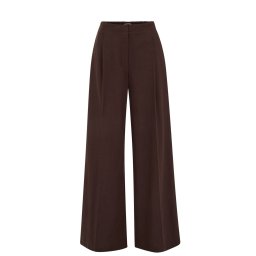 WE Fashion Pantaloni cutați maro închis