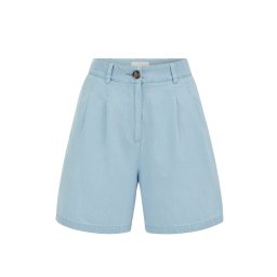 WE Fashion Pantaloni cu cute albastru deschis