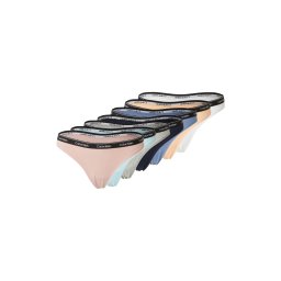 Calvin Klein Underwear Tanga albastru marin / albastru regal / albastru deschis / gri amestecat / portocaliu deschis / roz pal / alb