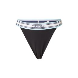 Calvin Klein Swimwear Slip costum de baie bej / albastru deschis / negru