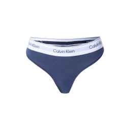 Calvin Klein Underwear Tanga albastru marin / gri deschis / negru / alb