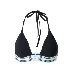 Calvin Klein Swimwear Sutien costum de baie albastru deschis / albastru închis / negru / alb