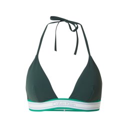 Calvin Klein Swimwear Sutien costum de baie verde / alb