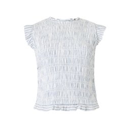 Abercrombie & Fitch Bluză gri bazalt / alb
