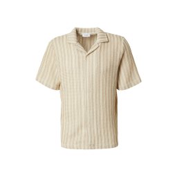 DAN FOX APPAREL Cămașă 'Joschua' alb murdar