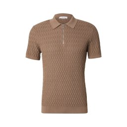 DAN FOX APPAREL Tricou 'Manuel' gri taupe