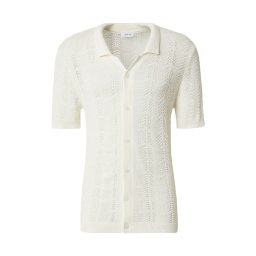 DAN FOX APPAREL Cămașă 'Dylan' alb murdar
