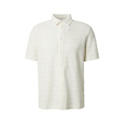 DAN FOX APPAREL Cămașă 'Christian' alb murdar