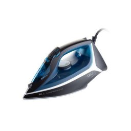 Fier de calcat Fier de călcat 2200W, abur continuu 40 g/min, jet abur 130 g/min, talpă ceramică, rezervor 300 ml, sistem anticalcar, Anti-Drip Albastru