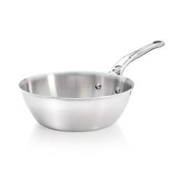 Tigai si seturi De Buyer Affinity Sauté Pan Stainless Steel curved 24 cm